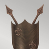 Designerska LAMPA ścienna CRUSADER-W-L Elstead metalowa OPRAWA kinkiet dekoracyjny tarcza brąz