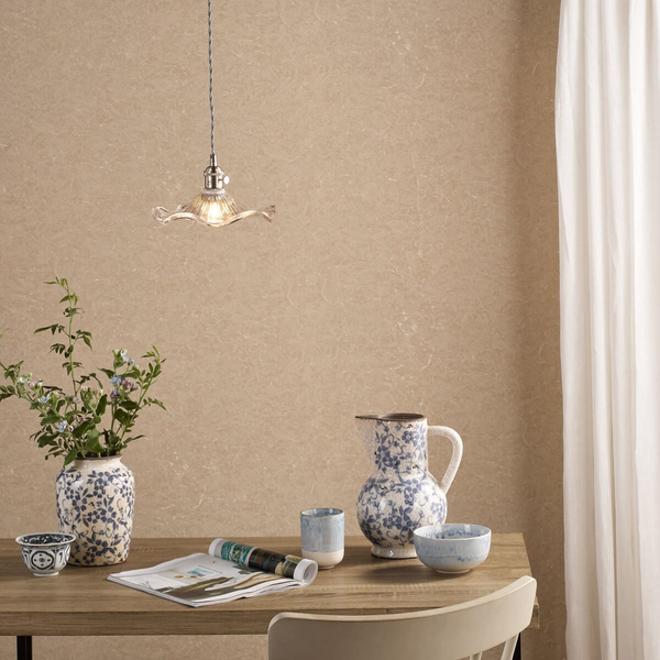 Szklana lampa wisząca Hadano HAD0161-12 do salonu chrom przezroczysty