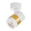 Lampa reflektorowa natynkowa Antillo LP-770/1W WH spot regulowana pojedyncza złoty biały