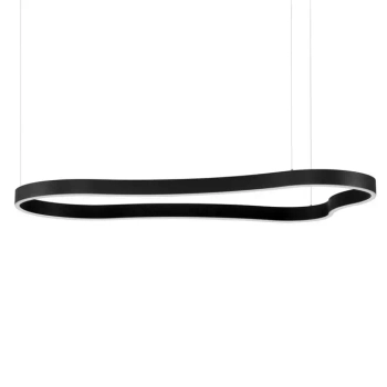 Minimalistyczna wisząca lampa VELBANO LE45417 LED 61W 3000K czarna