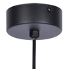Nowoczesna lampa wisząca ISLA K-4910 Kaja szklana kula ball biała czarna