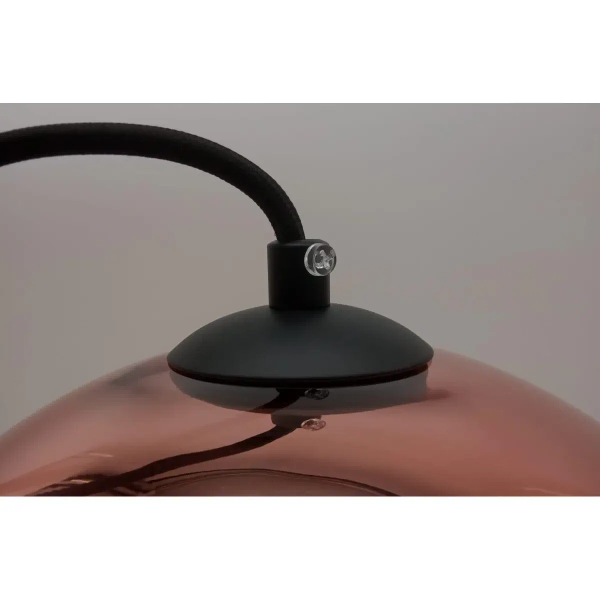 Lampa wisząca do salonu Glow ST-9021-S copper Step kulista mirror miedziana