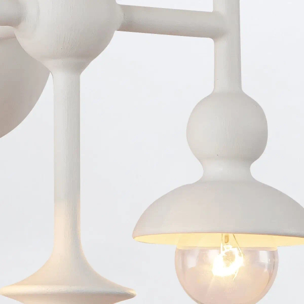 Świecznikowa lampa ścienna Cadence QN-CADENCE-6WB-WHT do salonu biały