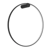 Loftowa LAMPA ścienna MIRROR LP-999/1W S BK Light Prestige metalowa OPRAWA kinkiet LED 35W 3000K do łazienki IP44 czarny