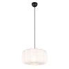 Salonowa lampa wisząca MADELINE R31971901 materiałowa czarny biały