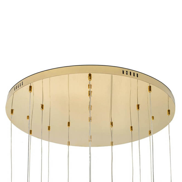 Kaskadowa lampa wisząca Leafs MSE1501100168 Moosee liście złote