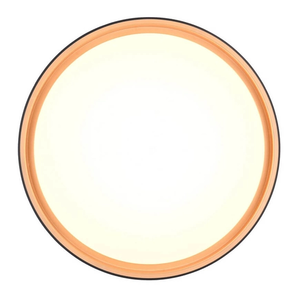 Okrągła lampa sufitowa Felis R64391080 LED 24W 2700-6500K czarny złoty
