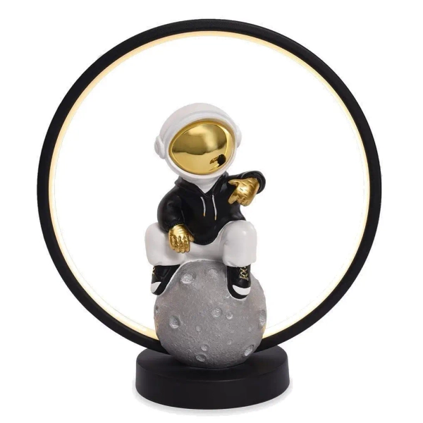 Dekoracyjna lampa stołowa ASTRONAUTA EX15S020U-1 LED 4W 3000K czarny