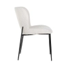Klasyczne krzesło Darby S4509 WHITE BOUCLÉ Richmond Interiors kuchenne białe