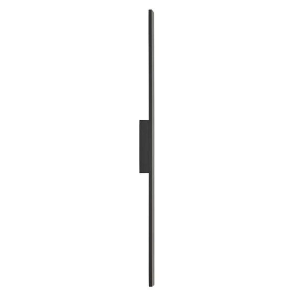 Podłużny kinkiet ścienny na taras DEMI 11555 LED 18W 3000K IP54 czarny