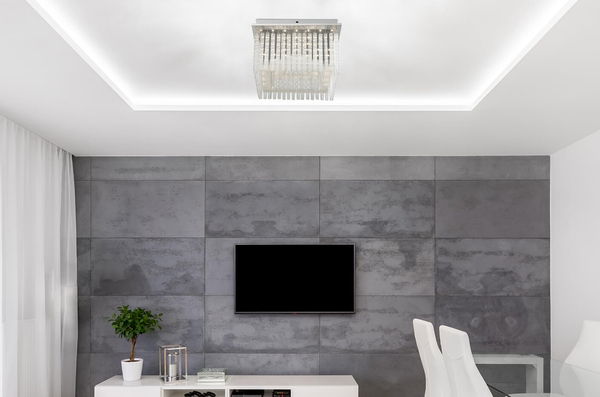 Sufitowa lampa Vince 68567-21 szklane pręty LED 21W 4000K chrom