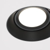 Wpuszczana lampa sufitowa Dot DL042-01-RD-B oczko okrągłe czarne