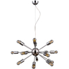 LAMPA wisząca THEO AD20000-18A Italux metalowa OPRAWA zwis GWIAZDA loft molekuły explosion chrom