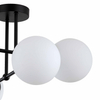 Lampa wisząca Roma LP-1345/4P BK Light Prestige szklane molekuły czarna