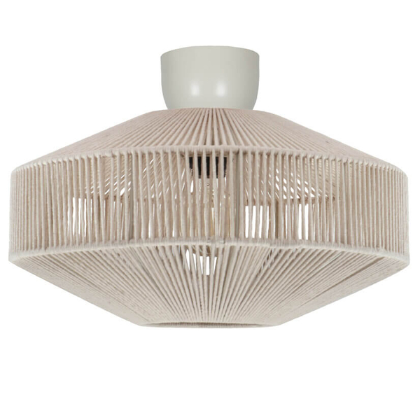 Plafon nasufitowy SVEA 664700144 Trio harmonijka pleciona beżowy