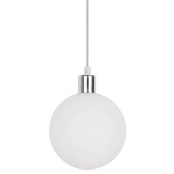 Lampa wisząca kula Oden 31-03287 Candellux regulowana chrom biała