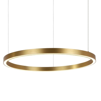Lampa pierścień wiszący Midway LP-033/1P LED 35W 3000K złoty