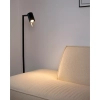 Stojąca lampa salonowa Lesley 03725/01/30 Lucide tuba metalowa czarna