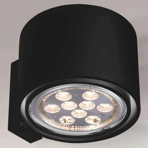 LAMPA ścienna MIKI 4433 Shilo metalowa OPRAWA regulowana KINKIET tuba czarna