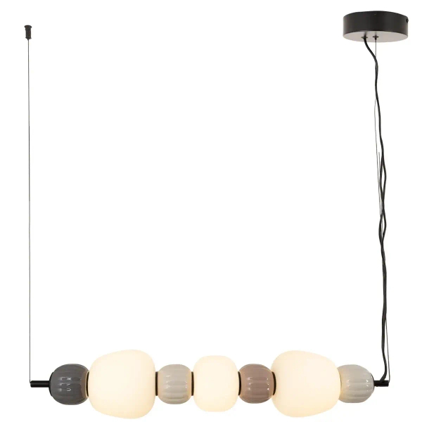 Podłużna lampa zwisająca Modern P0630 LED 27W 3000K wielokolorowy