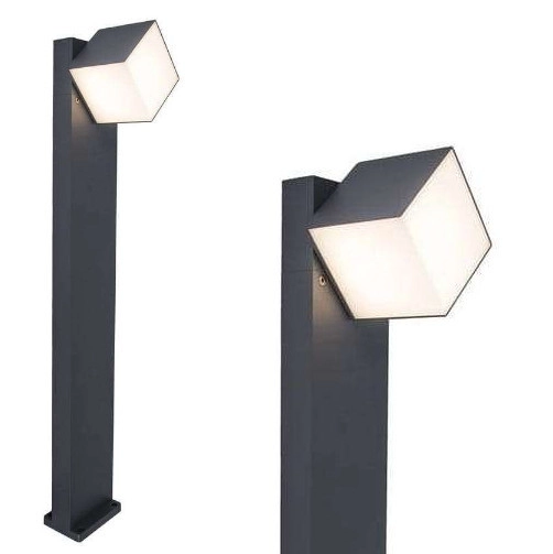 Słupek ogrodowy CUBA 7193802118 regulowany LED 12W 3000K IP54 szara