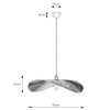 Wisząca lampa sypialniana Rayo 108677 Markslojd bambus naturalny czarny