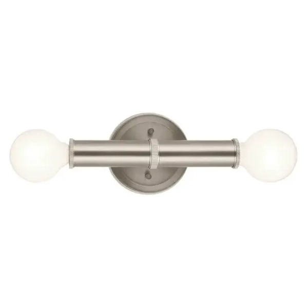 Podwójna lampa ścienna Torche QN-TORCHE-2W-BN LED 3W 3000K IP44 nikiel