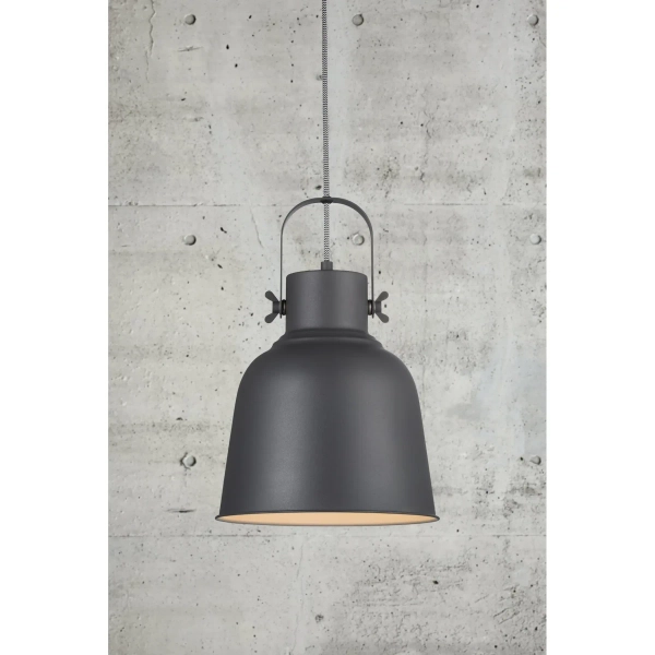 Lampa wisząca nad stół Adrian 48793003 retro antracyt