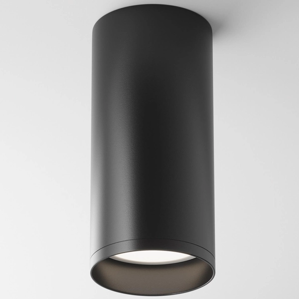 Lampa sufitowa downlight Focus C010CL-01B Maytoni spot tuba czarna