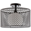 LAMPA sufitowa VEN N2098/1H metalowa OPRAWA plafon ażurowy czarny