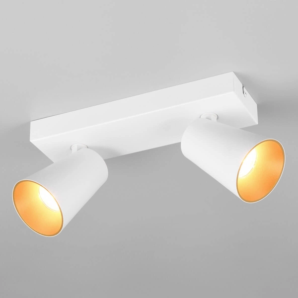 Sufitowa lampa Sharp 817100231 reflektorki tuby do kuchni metalowa biała