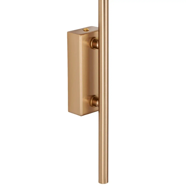 Metalowa lampa ścienna PRIMO gold ST-8538 gold do biura stożek złoty