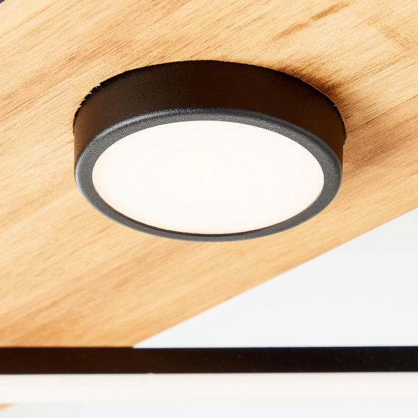 Lampa sufitowa metalowa Woodbridge G99756/76 LED 32W 3000K czarna