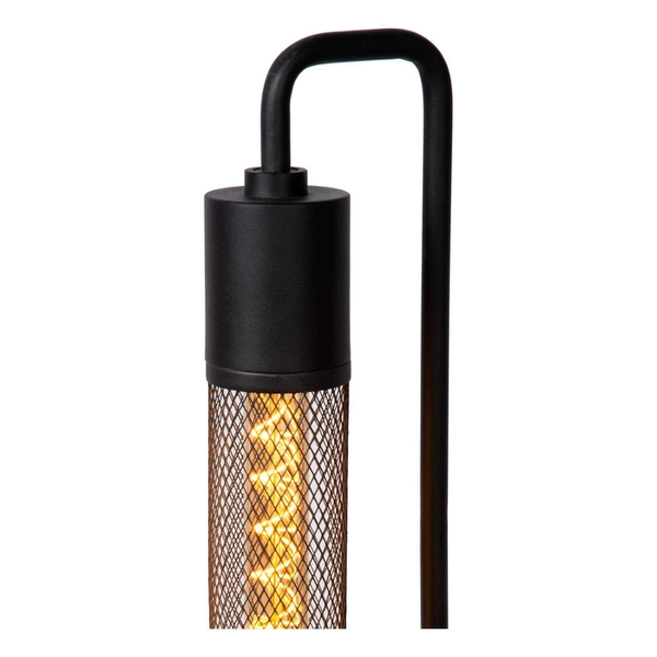 LAMPA podłogowa CALIXT 05733/02/30 Lucide metalowa OPRAWA stojąca czarna