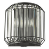 Lampa ścienna kryształowa Naeva NAE0922 Dar Lighting przezroczysta czarna