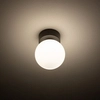 Sufitowa lampa Kier 10302 kulista do sypialni czarna biała
