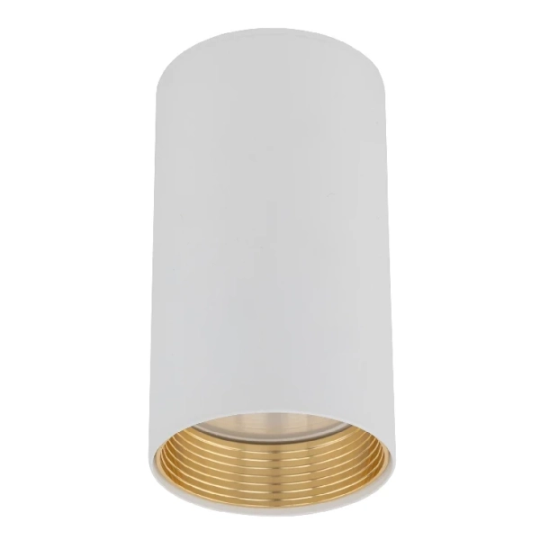 Sufitowa lampka punktowa Amis 10719 tubka do salonu złoty biały