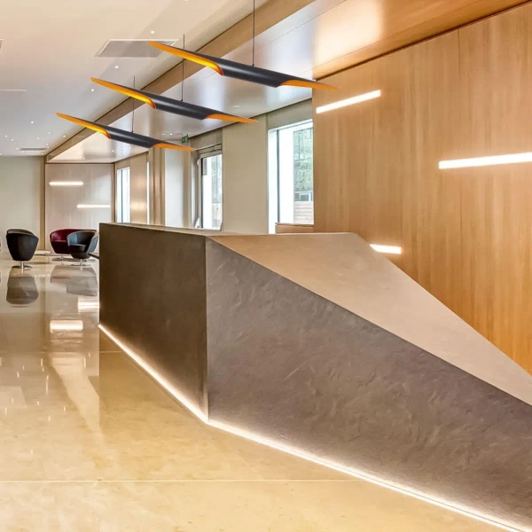 Podwieszana lampa belka Black tube ST-0502-1 Step czarna złota