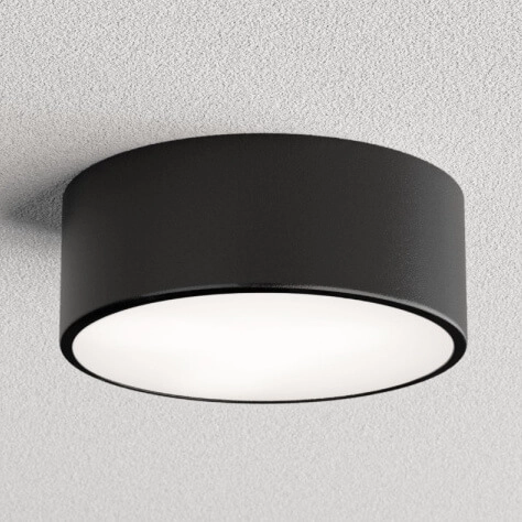 Plafoniera Cleo 1307623601056 Temar IP54 do łazienki okrąg czarny