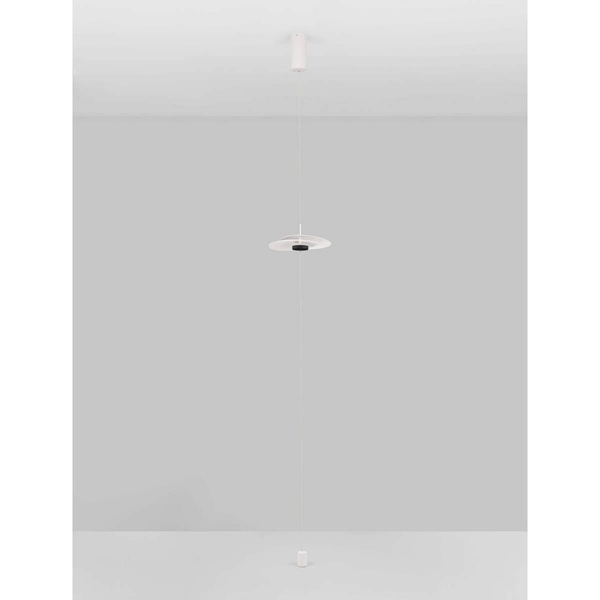 Sufitowo-podłogowa lampa okrągła YACUIBA LE44737 LED 16W 3000K biała