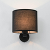 Abażurowa LAMPA ścienna CECINA LP-114/1W BK Light Prestige loftowa OPRAWA kinkiet czarny