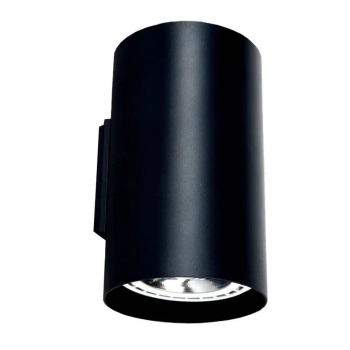 Ścienna lampa biurowa Tube 9320 czarny kinkiet tuba metalowa