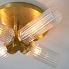 Łazienkowa lampa sufitowa Talo 96160 IP44 tuby mosiądz przezroczysty