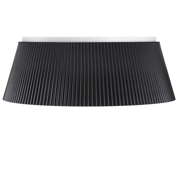 Sufitowa lampa okrągła FRILL ST-DL6487-C-BK LED 21W 3000K drewniana czarna