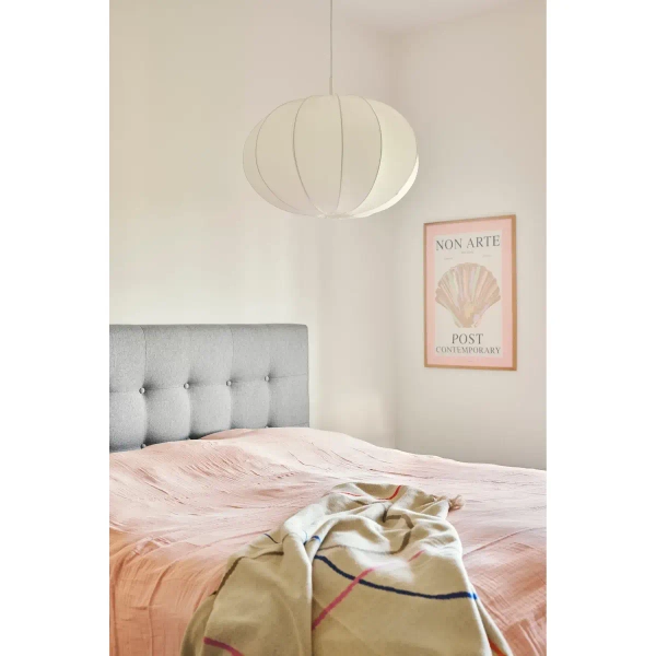 Wisząca lampa nad stół AERON 2312173001 okragła do salonu biały