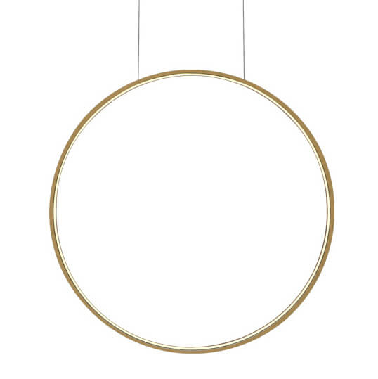 Wisząca lampa Agaro 5304 Shilo LED 17,8W 3000K pierścień regulowany złoty