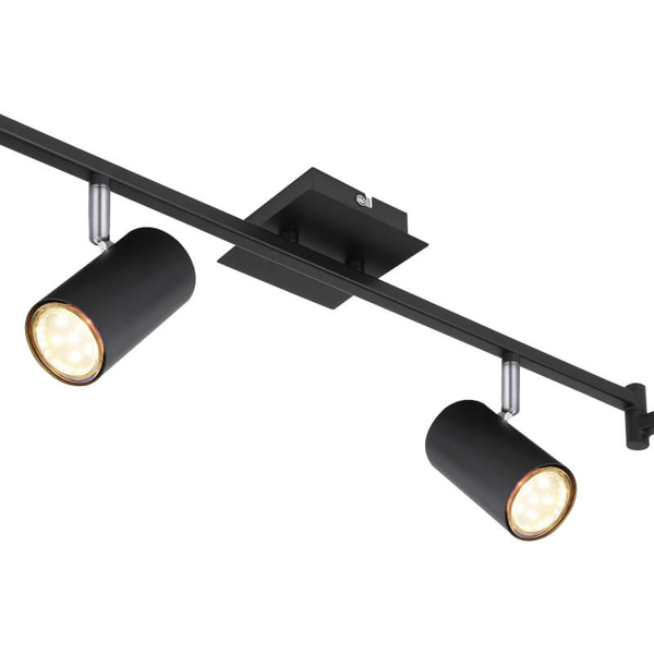 Regulowana lampa sufitowa Robby 57910-6B tubki metalowe czarne