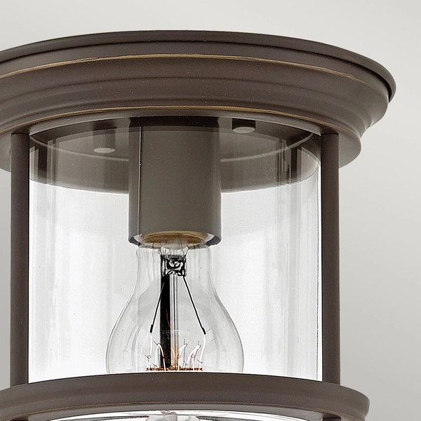 Plafon QN-HADRIAN-MINI-F-OZ-CLEAR do łazienki brązowy