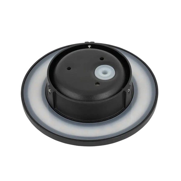 Lampa ścienna okrągła ARIA 11562 LED 6W 3000K koło IP54 czarna