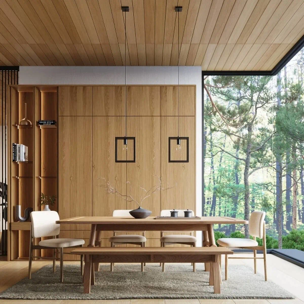 Wisząca lampa do salonu Aries SL.1311 Sollux pojedyncza wenge